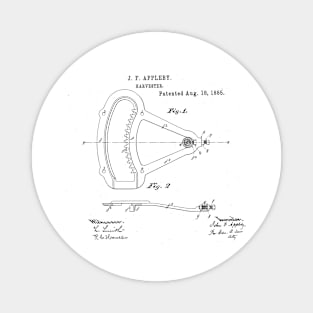 Harvester Vintage Retro Patent Hand Drawing Funny Novelty Gift Magnet